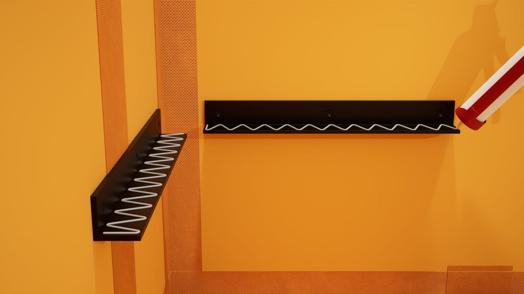 *New* The Original Floating Corner Shower Bench Kit with Orange XPS Waterproof Board by Original Granite Bracket